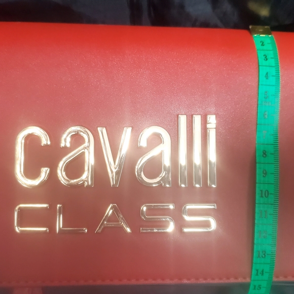 Cavalli Class Red Clutch Bag - Picture 4 of 7
